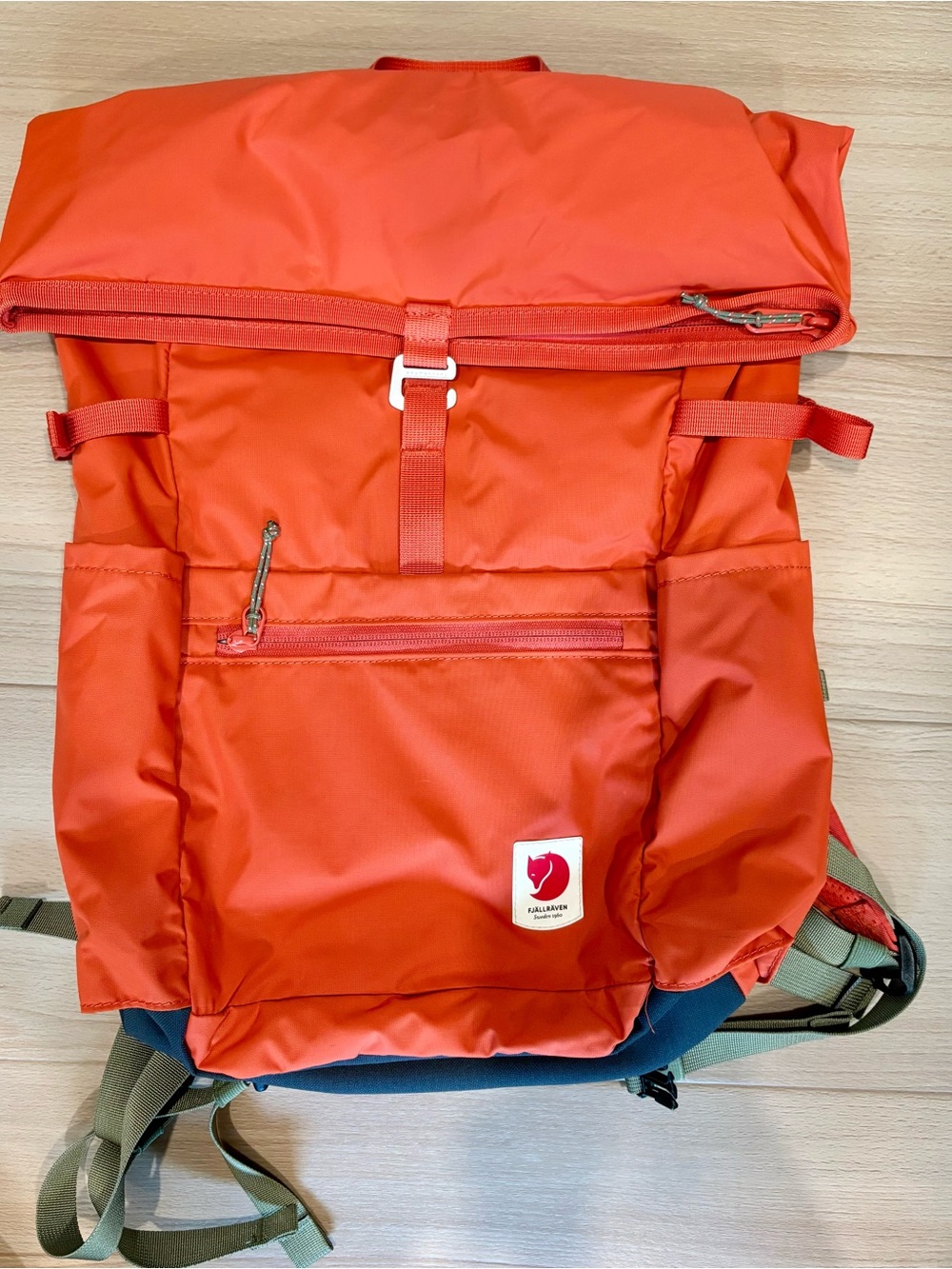 Fjällräven High Coast Foldsack 24 20L Orange Daypack Fits 15" Laptop